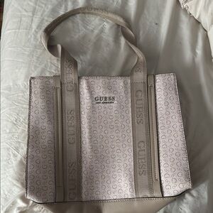GUESS Beige Tote Bag